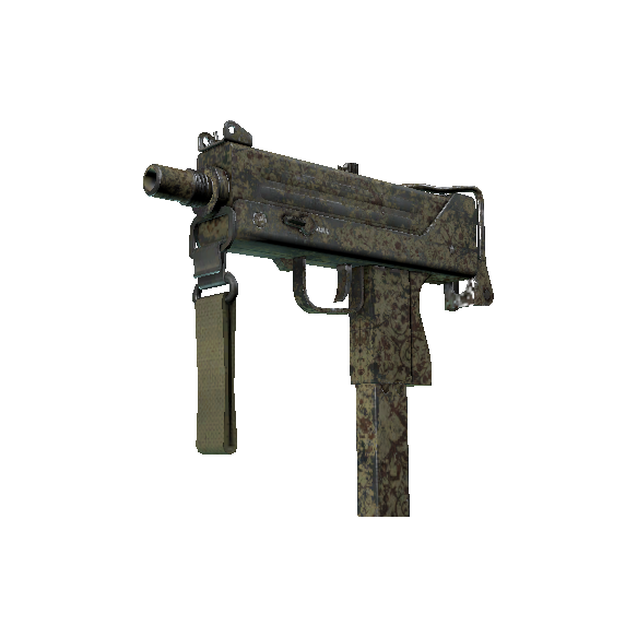 MAC-10 | 赭色大马士革 (战痕累累)