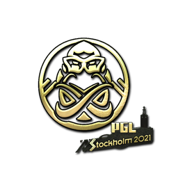 印花 | ENCE (金色) | 2021年斯德哥尔摩锦标赛