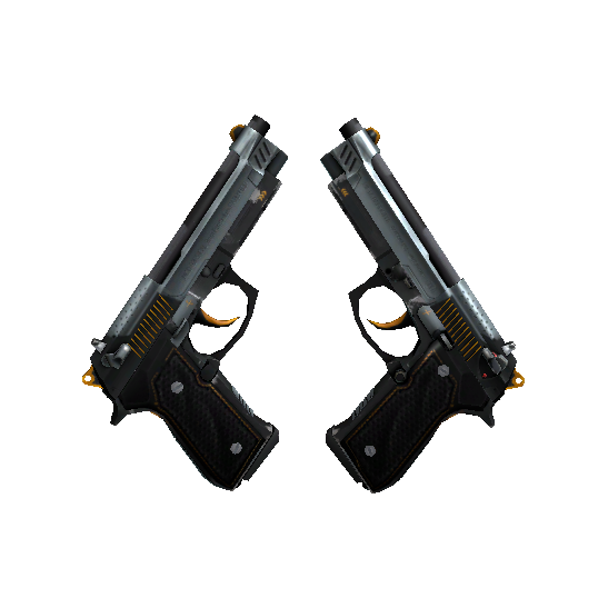 双持贝瑞塔(StatTrak™) | 通风机 (破损不堪)