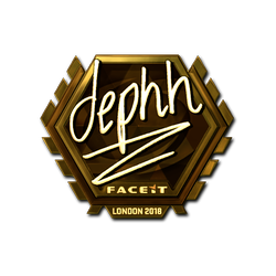 印花 | dephh(金色)| 2018年伦敦锦标赛