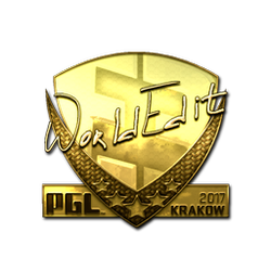 印花 | WorldEdit(金色)| 2017年克拉科夫锦标赛