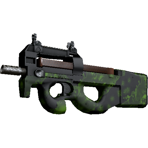 P90(StatTrak™) | 病毒危机 (略有磨损)