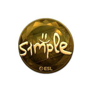 印花 | s1mple(金色)| 2019年卡托维兹锦标赛