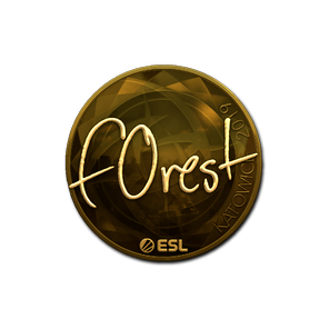 印花 | f0rest(金色)| 2019年卡托维兹锦标赛