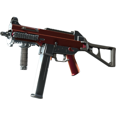 UMP-45 | 深红箔 (久经沙场)