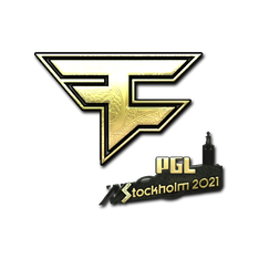 印花 | FaZe Clan （金色） | 2021年斯德哥尔摩锦标赛