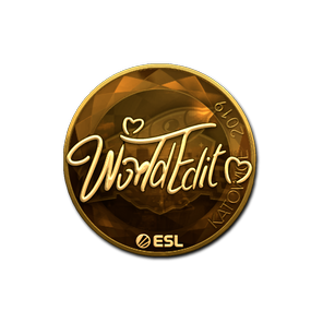 印花 | WorldEdit(金色)| 2019年卡托维兹锦标赛