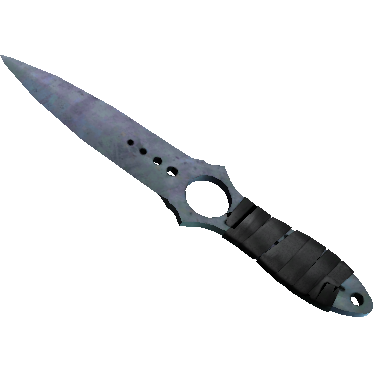 骷髅匕首(★ StatTrak™) | 蓝钢 (略有磨损)
