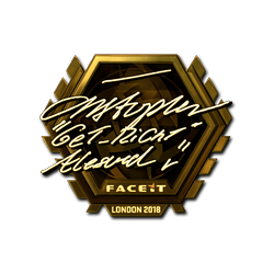 印花 | GeT_RiGhT(金色)| 2018年伦敦锦标赛