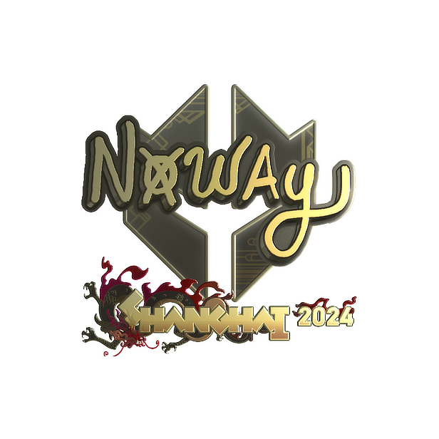 印花 | noway(金色)| 2024年上海锦标赛