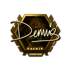 印花 | dennis(金色)| 2018年伦敦锦标赛