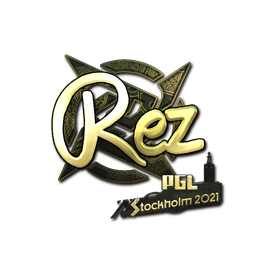 印花 | REZ(金色)| 2021年斯德哥尔摩锦标赛