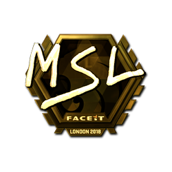 印花 | MSL(金色)| 2018年伦敦锦标赛