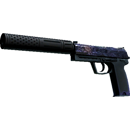 USP 消音版(StatTrak™) | 黑莲花 (战痕累累)