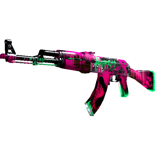 AK-47(StatTrak™) | 霓虹革命 (略有磨损)