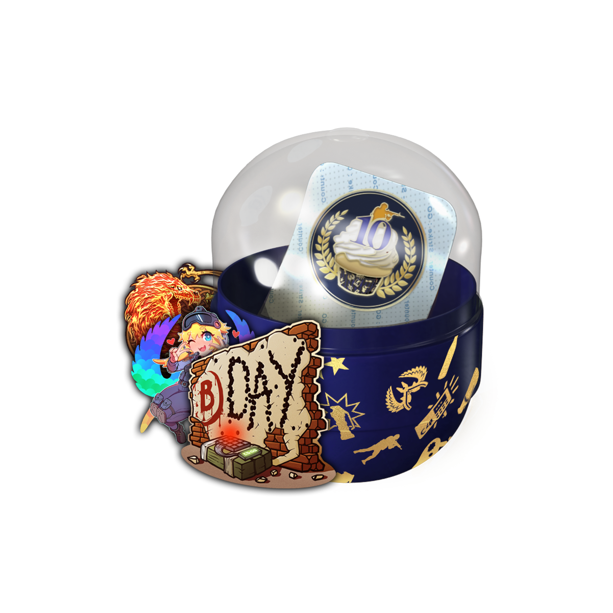 CS:GO 10周年印花胶囊