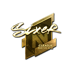 印花 | SIXER(金色)| 2018年波士顿锦标赛