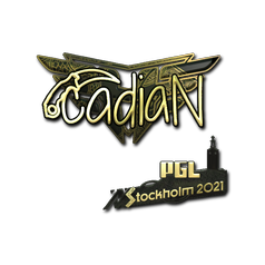 印花 | cadiaN(金色)| 2021年斯德哥尔摩锦标赛