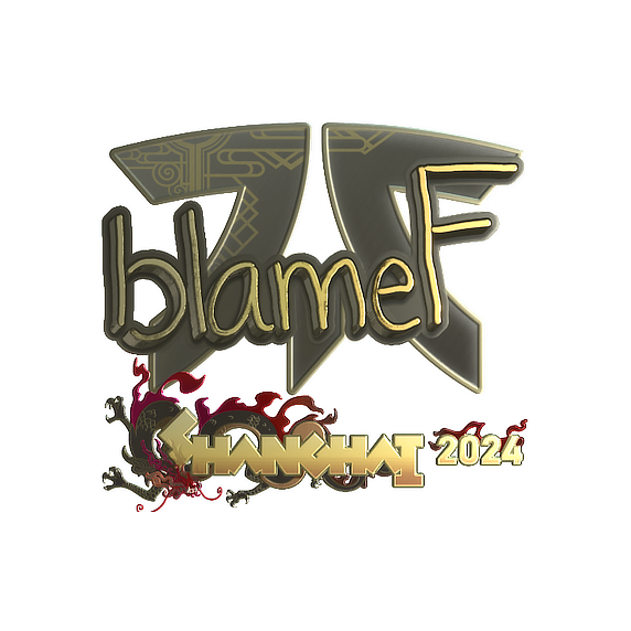 印花 | blameF(金色)| 2024年上海锦标赛