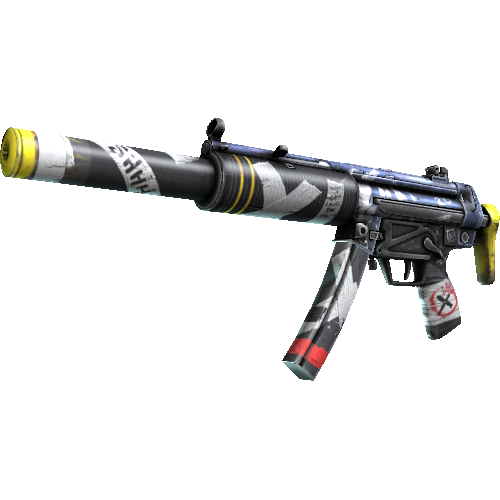MP5-SD(StatTrak™) | 猛烈冲锋 (略有磨损)