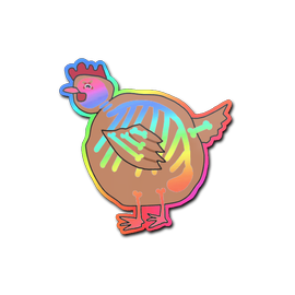 印花 | 魔性探员 鸡宝(全息)