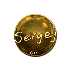 印花 | sergej(金色)| 2019年卡托维兹锦标赛