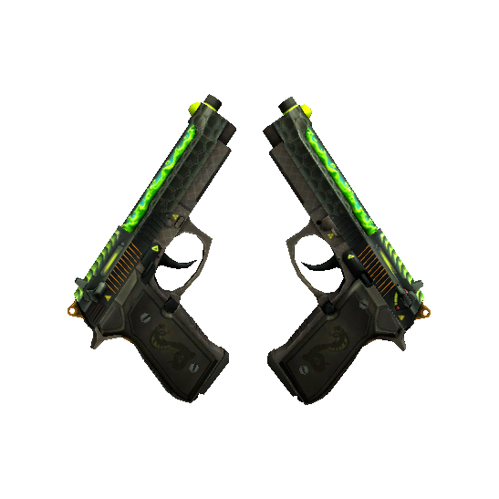 双持贝瑞塔(StatTrak™) | 毒蛇袭击 (崭新出厂)