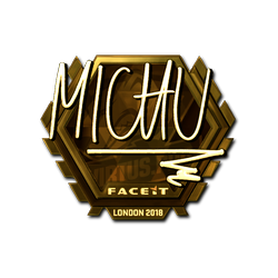 印花 | MICHU(金色)| 2018年伦敦锦标赛
