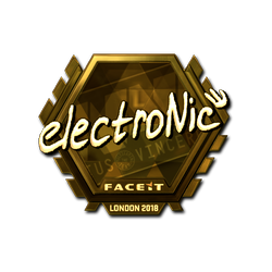 印花 | electronic(金色)| 2018年伦敦锦标赛
