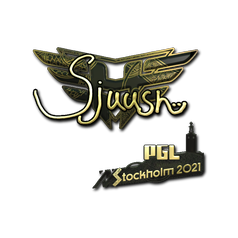 印花 | sjuush(金色)| 2021年斯德哥尔摩锦标赛