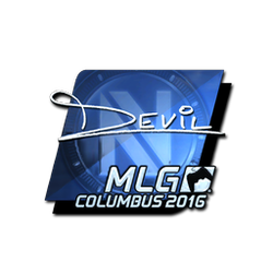 印花 | DEVIL(闪亮)| 2016年 MLG 哥伦布锦标赛