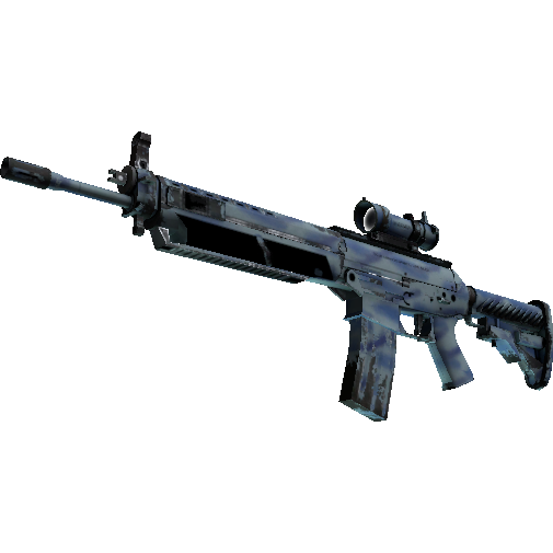 SG 553(StatTrak™) | 浪花喷漆 (久经沙场)