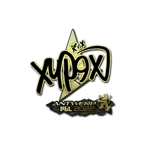 印花 | Xyp9x(金色) | 2022年安特卫普锦标赛