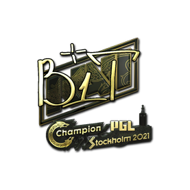 印花 | b1t(金色)| 2021年斯德哥尔摩锦标赛