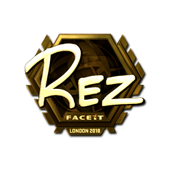 印花 | REZ(金色)| 2018年伦敦锦标赛