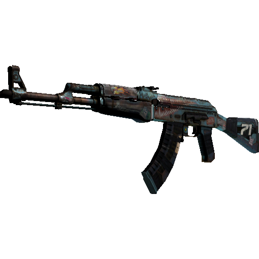 AK-47(StatTrak™) | 复古浪潮 (久经沙场)