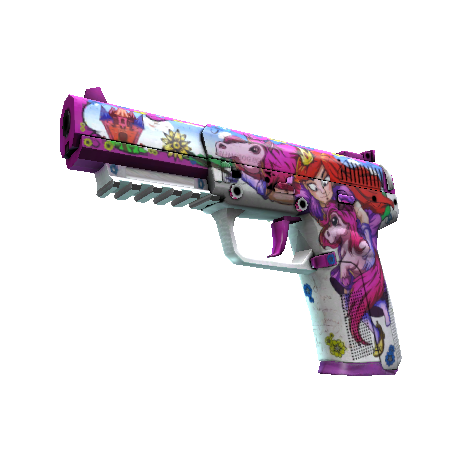 FN57(StatTrak™) | 童话城堡 (略有磨损)