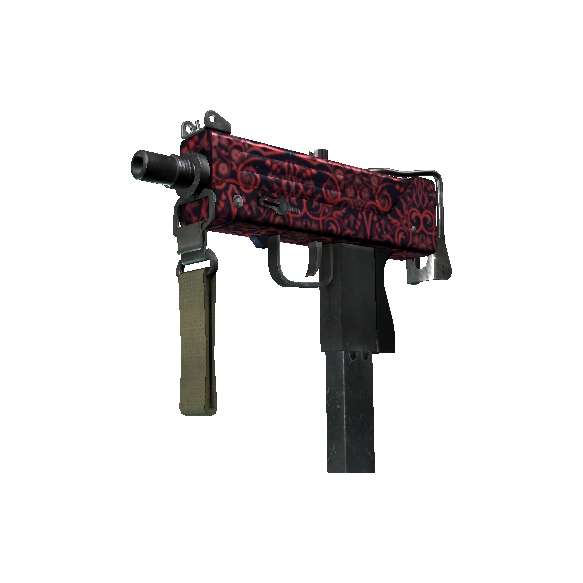 MAC-10 | 绯红镂刻 (久经沙场)