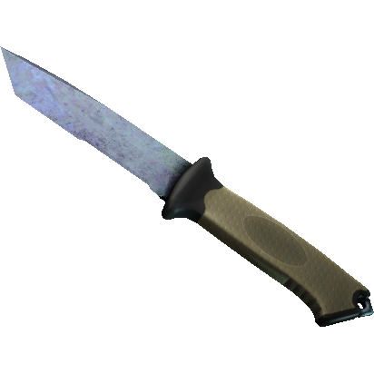 熊刀(★ StatTrak™) | 蓝钢 (略有磨损)