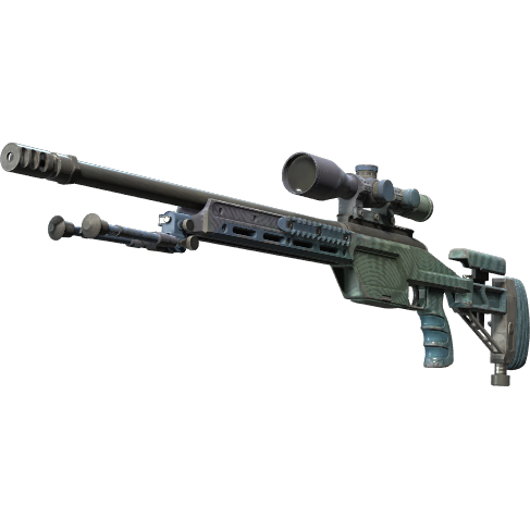 SSG 08 | 半调轮纹 (久经沙场)