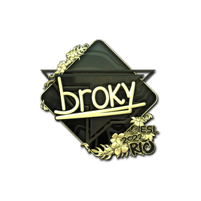 印花 | broky(金色)| 2022年里约热内卢锦标赛