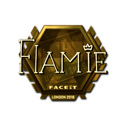印花 | flamie(金色)| 2018年伦敦锦标赛