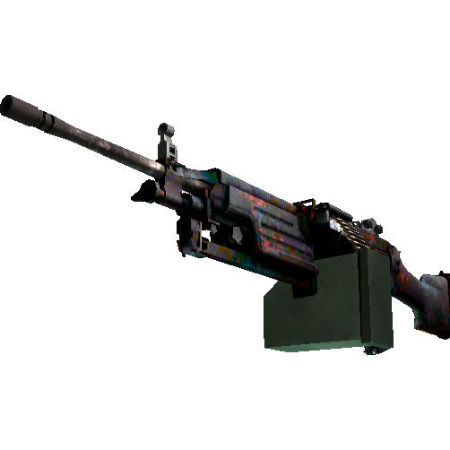 M249(StatTrak™) | 岩浆 (略有磨损)
