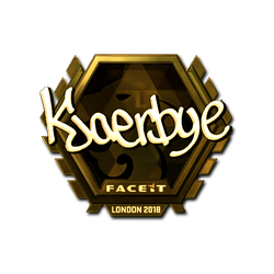 印花 | Kjaerbye(金色)| 2018年伦敦锦标赛