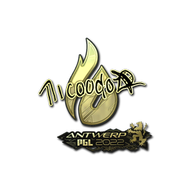 印花 | nicoodoz(金色) | 2022年安特卫普锦标赛