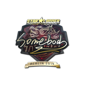 印花 | somebody(金色)| 2019年柏林锦标赛