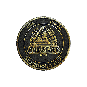 布章 | GODSENT (金色) | 2021年斯德哥尔摩锦标赛