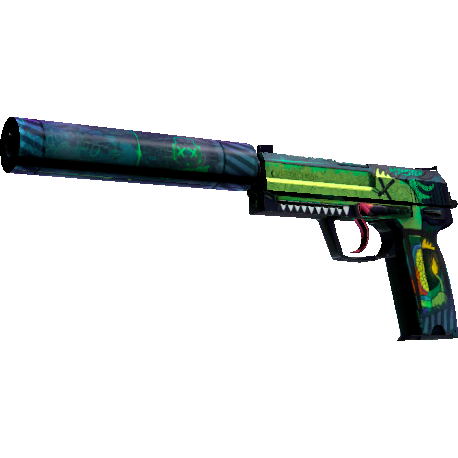 USP 消音版(StatTrak™) | 小绿怪 (崭新出厂)