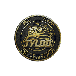 布章 | Tyloo (金色) | 2021年斯德哥尔摩锦标赛