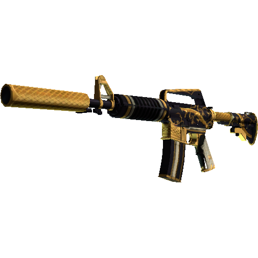 M4A1 消音型 | 金蛇缠绕 (略有磨损)